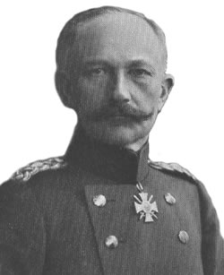 General Deimling, Commander of the German XV Corps south-east of Ypres in March 1915.