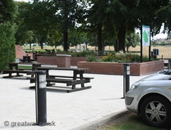 Car park for Delville Wood Memorial and Museum.