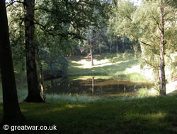 Caterpillar crater at Zillebeke.