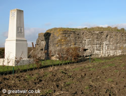 German bunker at Langemark at 34th Division memorial.