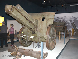 Gallery at the Memorial Museum Passchendaele 1917