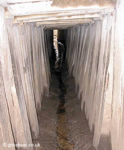 Part of the tunnel under Sanctuary Wood.