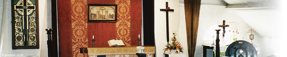 The Upper Room chapel in the hop loft at Talbot House (Toc H), Poperinge.