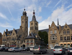 The Town Hall and St Nicholas Church, Diksmuide